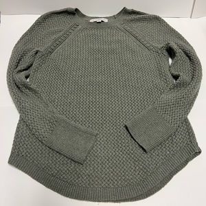 Loft Woven Long Sleeve top sz Med (fits like a Small)